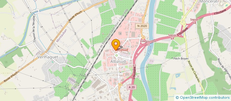 localisation de l'entreprise URBACTIS à MONTAUBAN