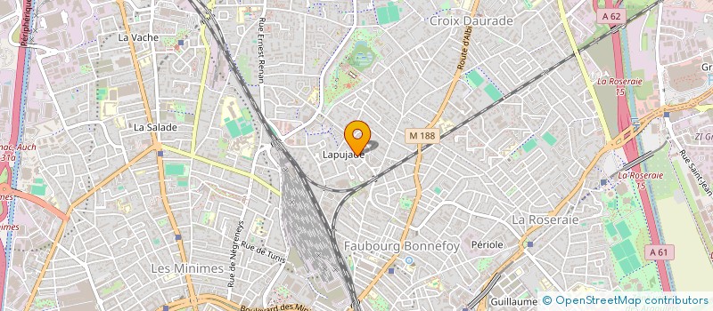 localisation de l'entreprise URBADOC à TOULOUSE
