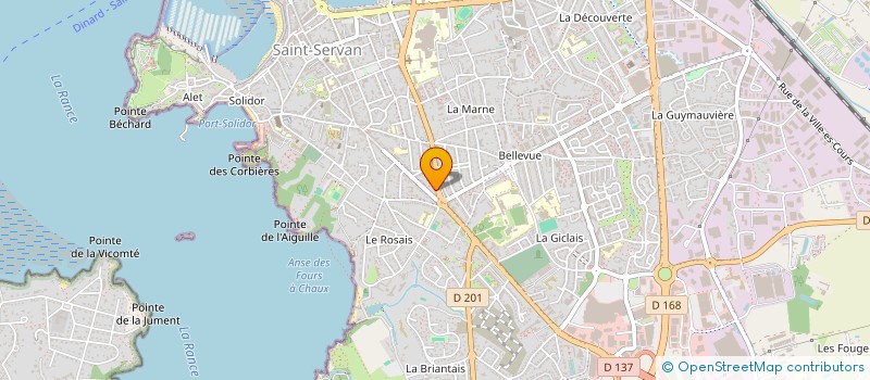 localisation de l'entreprise URBAFONCIER  SAINT-MALO