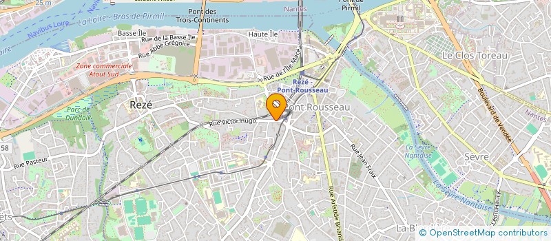 localisation de l'entreprise URBAGEO CONSEILS à REZE