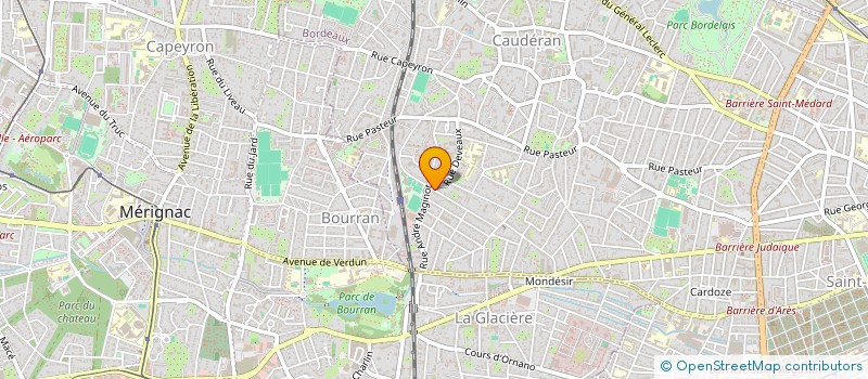 localisation de l'entreprise URBAGEP à BORDEAUX