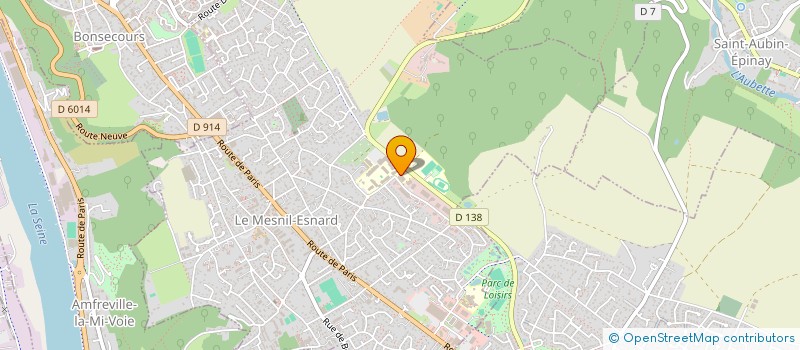 localisation de l'entreprise URBAIN 2000 à LE MESNIL-ESNARD