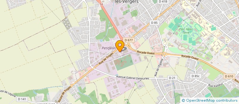 localisation de l'entreprise URBAIN GREEN  SAINT-ANDRE-LES-VERGERS