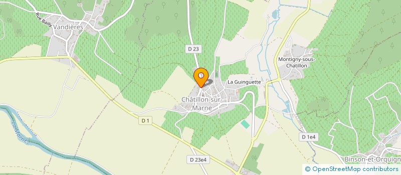 localisation de l'entreprise URBAIN II à CHATILLON-SUR-MARNE