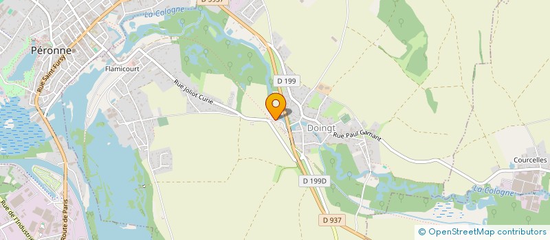 localisation de l'entreprise URBAIN PAYSAGE  DOINGT