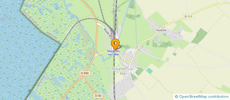 localisation de l'entreprise URBAIN-VERDURE  NOYELLES-SUR-MER