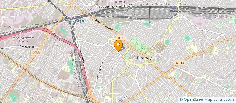 localisation de l'entreprise URBAIN VTC  DRANCY