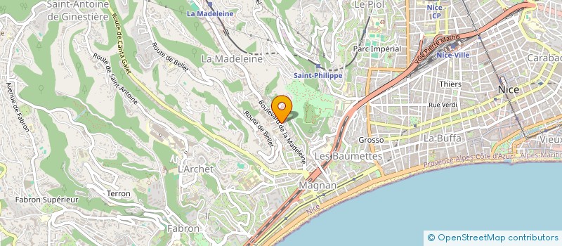 localisation de l'entreprise URBAINE SUD à NICE