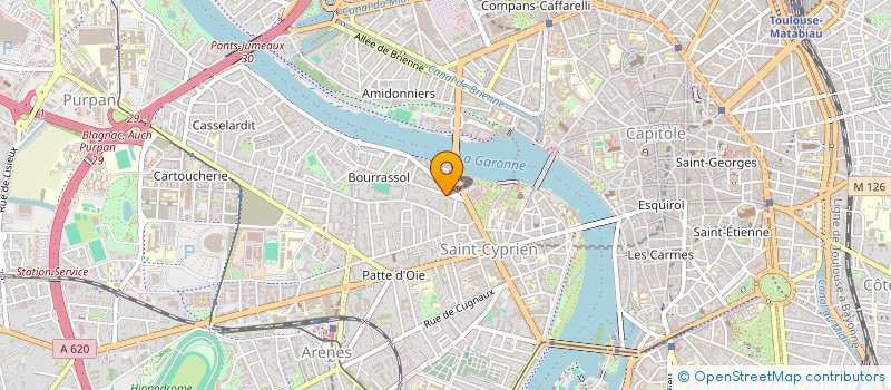 localisation de l'entreprise URBAINVEST à TOULOUSE