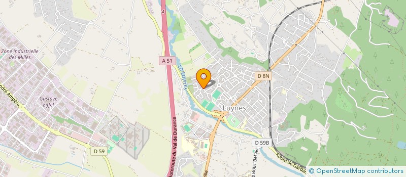 localisation de l'entreprise URBALLIANCE à AIX-EN-PROVENCE