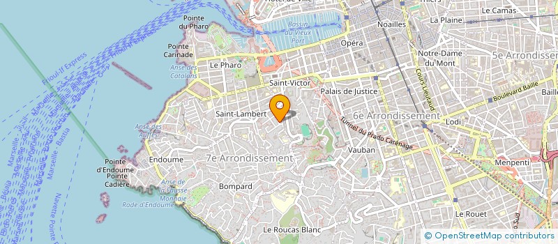 localisation de l'entreprise URBALTER - IDEE PLURIDISCIPLINAIRE à MARSEILLE