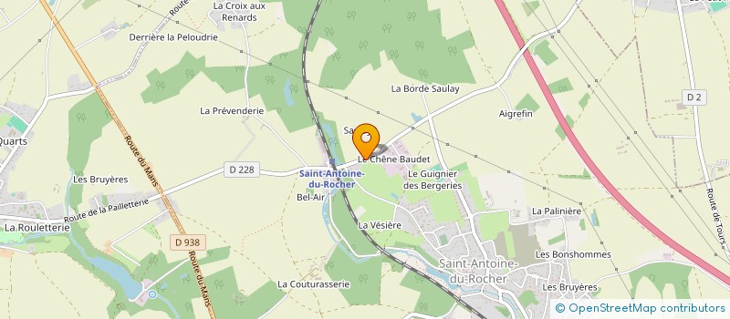 localisation de l'entreprise URBAMAT à SAINT-ANTOINE-DU-ROCHER