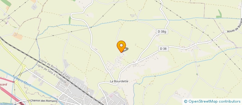 localisation de l'entreprise URBAN à BAZIEGE