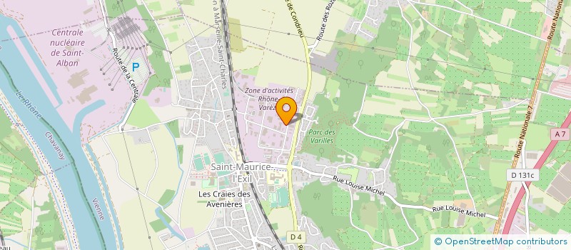 localisation de l'entreprise URBAN  SAINT-MAURICE-L'EXIL