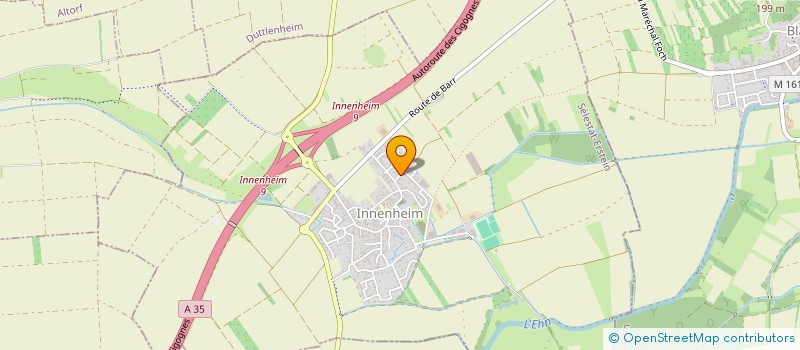 localisation de l'entreprise URBAN  INNENHEIM