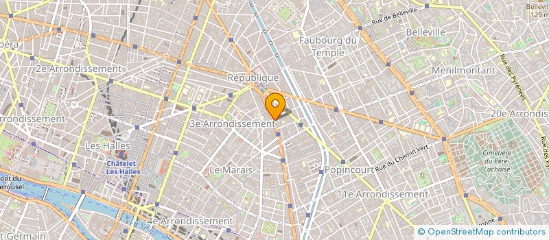 localisation de l'entreprise URBAN AGENCEMENT à PARIS