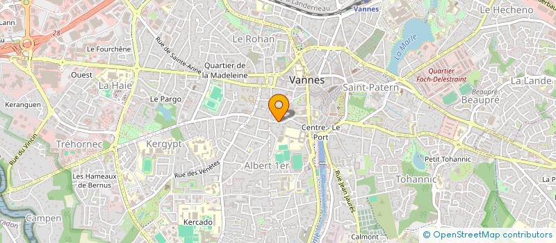 localisation de l'entreprise URBAN ARMOR à VANNES