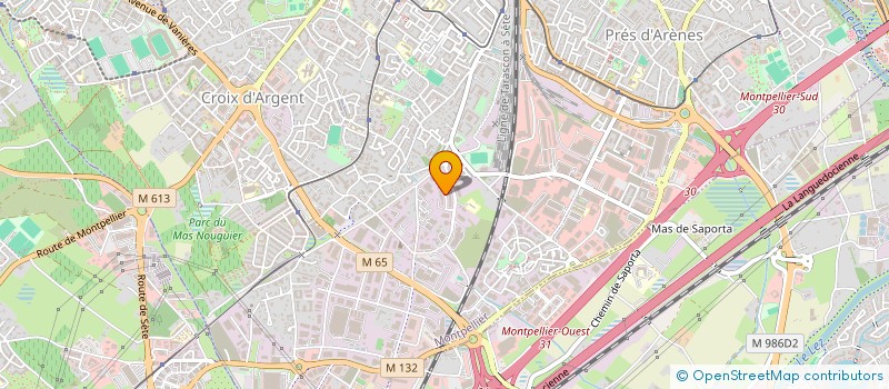 localisation de l'entreprise URBAN ARTS SCHOOL (PRATIQUE DES ACTIVITES CULTURELLES, SPORTIVES ET MUSICALES LIEES A LA CULTURE URBAINE.) à MONTPELLIER