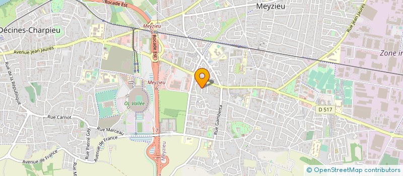 localisation de l'entreprise URBAN ASSAINISSEMENT à MEYZIEU