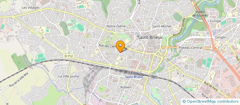 localisation de l'entreprise URBAN ASSETS PARTICIPATIONS à SAINT-BRIEUC