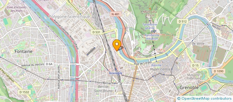 localisation de l'entreprise URBAN BIKE  GRENOBLE