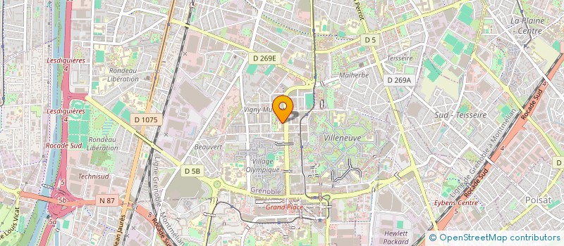 localisation de l'entreprise URBAN BOX à GRENOBLE