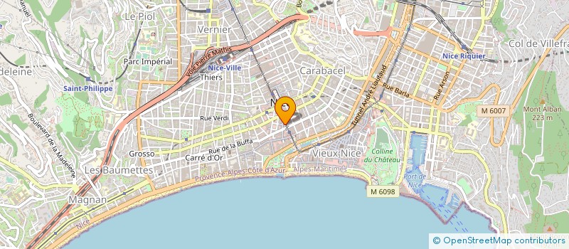 localisation de l'entreprise URBAN BRANDS MEDECIN à NICE