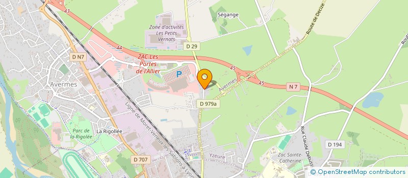 localisation de l'entreprise URBAN BULLDOGS AGAINST KIDS ABUSE - ARVERNE - REGION AUVERGNE  AVERMES