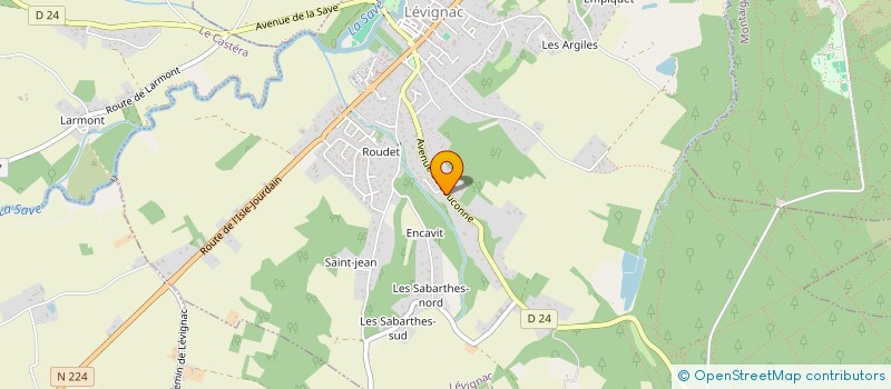 localisation de l'entreprise URBAN BULLDOGS AGAINST KIDS ABUSE OCCITANIE OUEST  LASSERRE-PRADERE