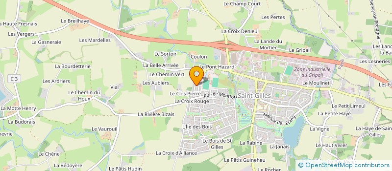 localisation de l'entreprise URBAN CANIDE  SAINT-GILLES