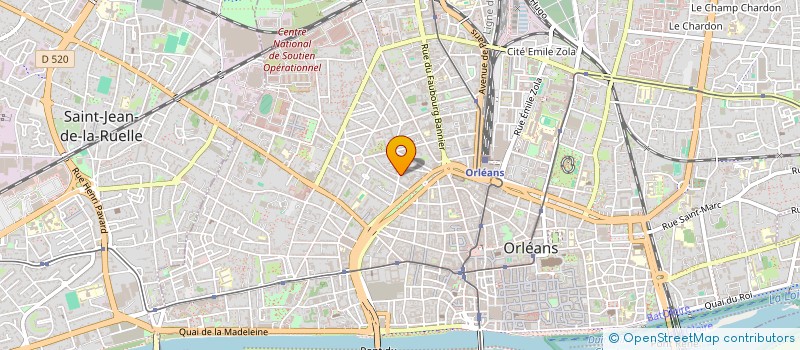 localisation de l'entreprise URBAN CAPITAL  ORLEANS