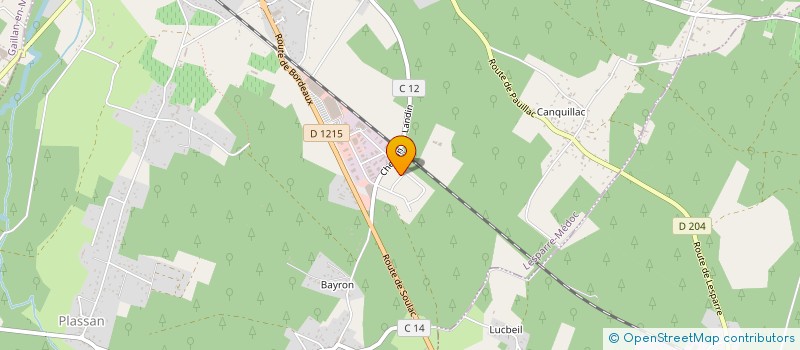 localisation de l'entreprise URBAN CAR 33  LESPARRE-MEDOC