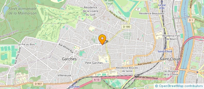 localisation de l'entreprise URBAN-CARS ATELIER à GARCHES