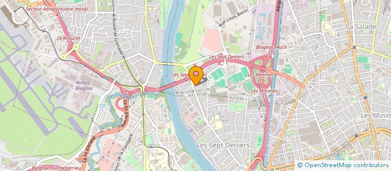 localisation de l'entreprise URBAN CHAUFFEUR PRIV à TOULOUSE