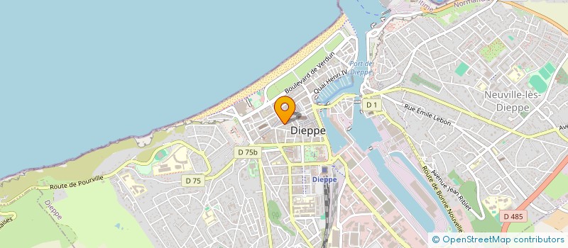 localisation de l'entreprise URBAN CHIC à DIEPPE