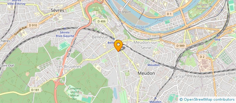 localisation de l'entreprise URBAN&CO à MEUDON