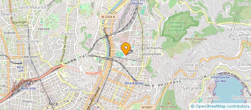 localisation de l'entreprise URBAN CONCEPT à NICE
