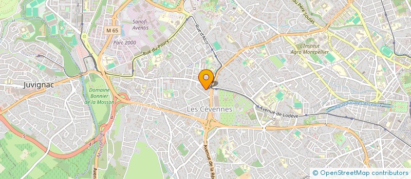localisation de l'entreprise URBAN CONSEILS EXPERTISES à MONTPELLIER