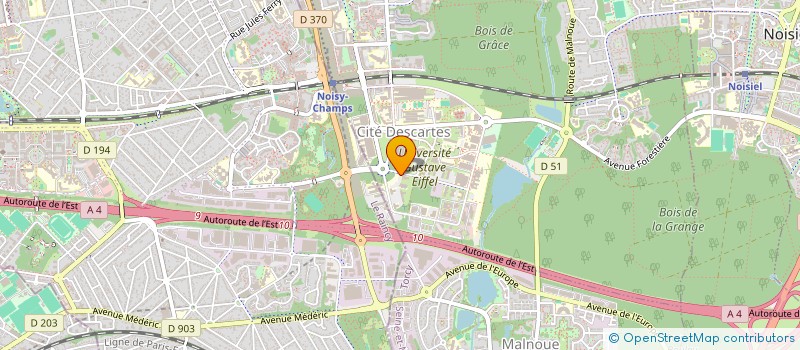 localisation de l'entreprise URBAN COOLING SOLUTIONS à CHAMPS-SUR-MARNE