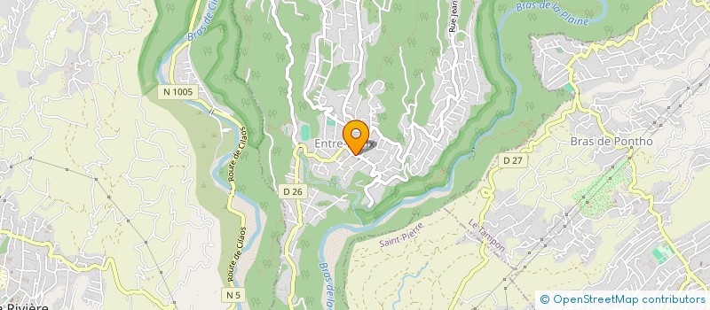 localisation de l'entreprise URBAN CREW  ENTRE-DEUX