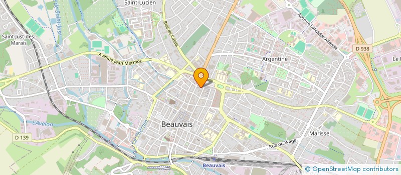 localisation de l'entreprise URBAN CUT  BEAUVAIS