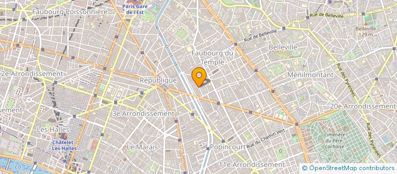 localisation de l'entreprise URBAN CYCLE  PARIS