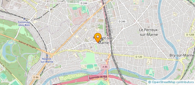 localisation de l'entreprise URBAN EAST  NOGENT-SUR-MARNE