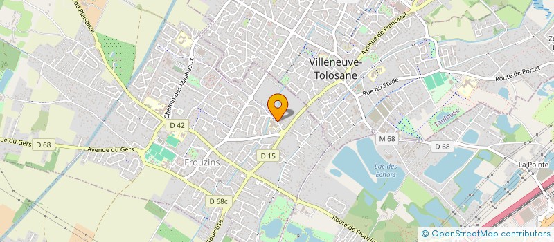 localisation de l'entreprise URBAN EAT  FROUZINS