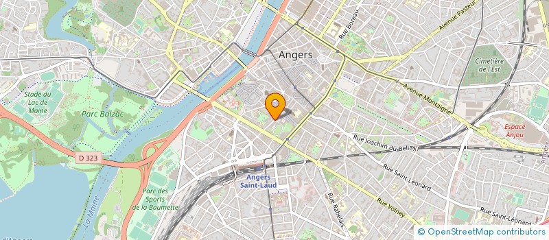 localisation de l'entreprise URBAN ET VEGETAL à ANGERS