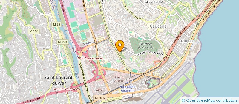 localisation de l'entreprise URBAN EVASION SERVICES à LE CANNET
