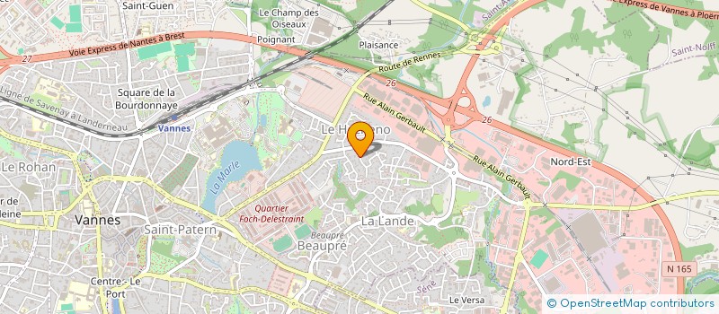 localisation de l'entreprise URBAN FABRIK à VANNES