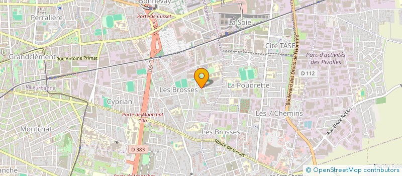 localisation de l'entreprise URBAN FLASH TAXI  VILLEURBANNE