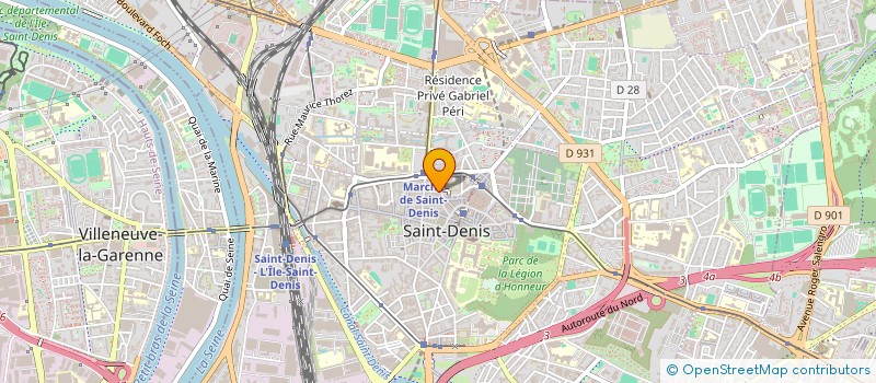 localisation de l'entreprise URBAN FLEURS à SAINT-DENIS