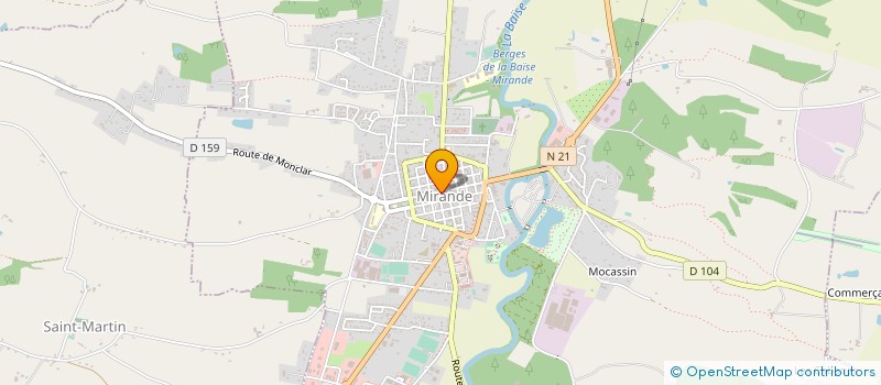localisation de l'entreprise URBAN FOOD 32 à MIRANDE
